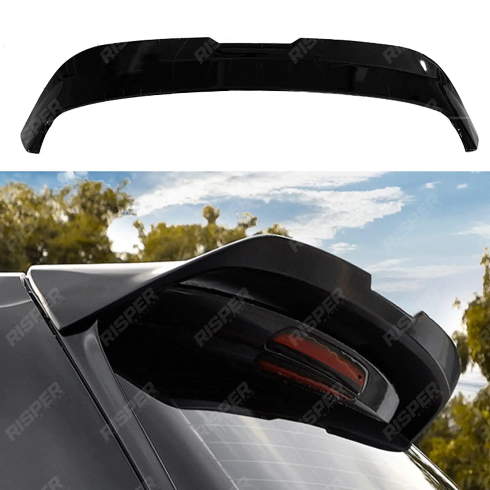 VW GOLF MK7 / 7.5 TSI TDI GENERATION STYLE BOOT SPOILER IN GLOSS BLACK Main image
