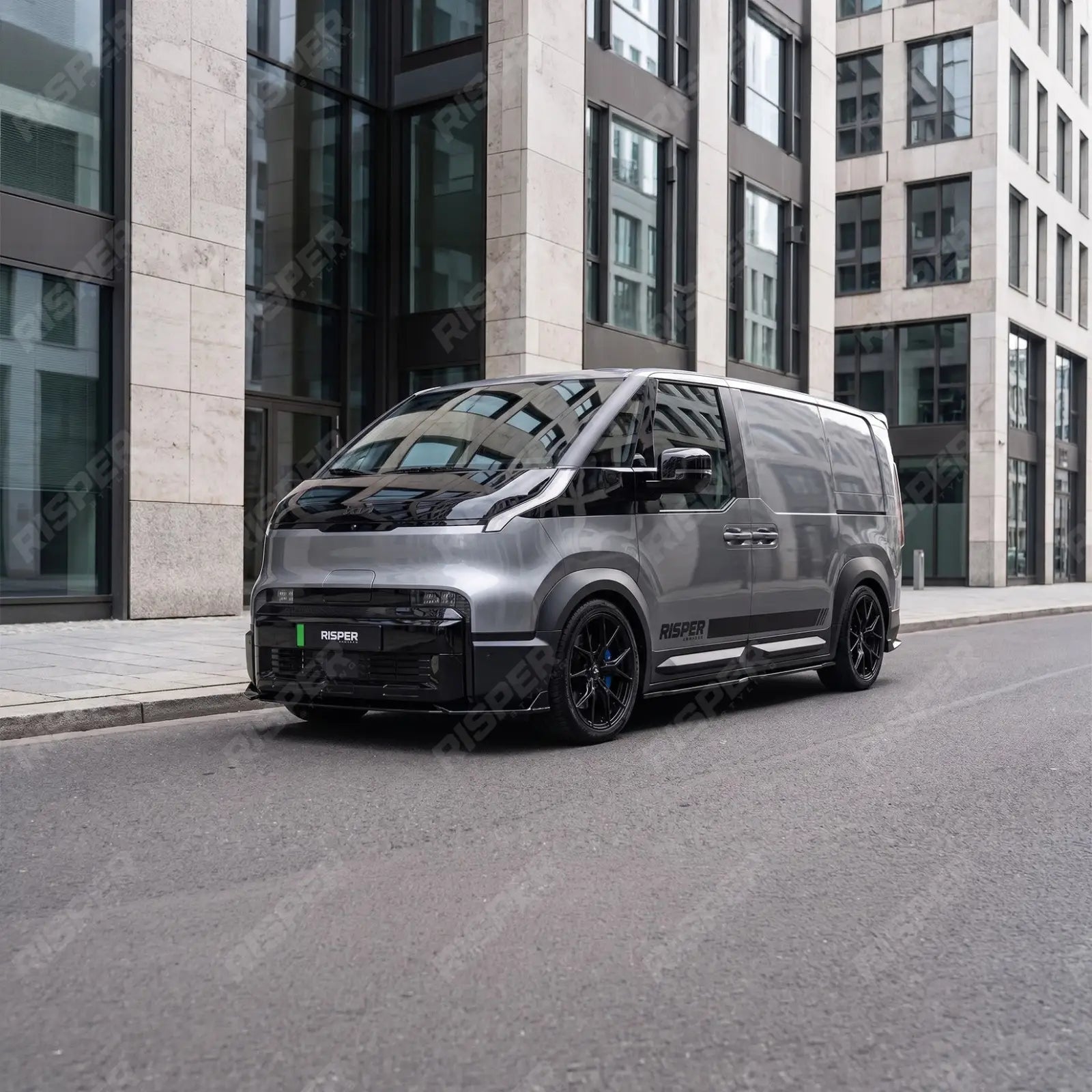 Gloss Black Aero Body Kit For Kia PV5 Cargo 2025+ Secondary image