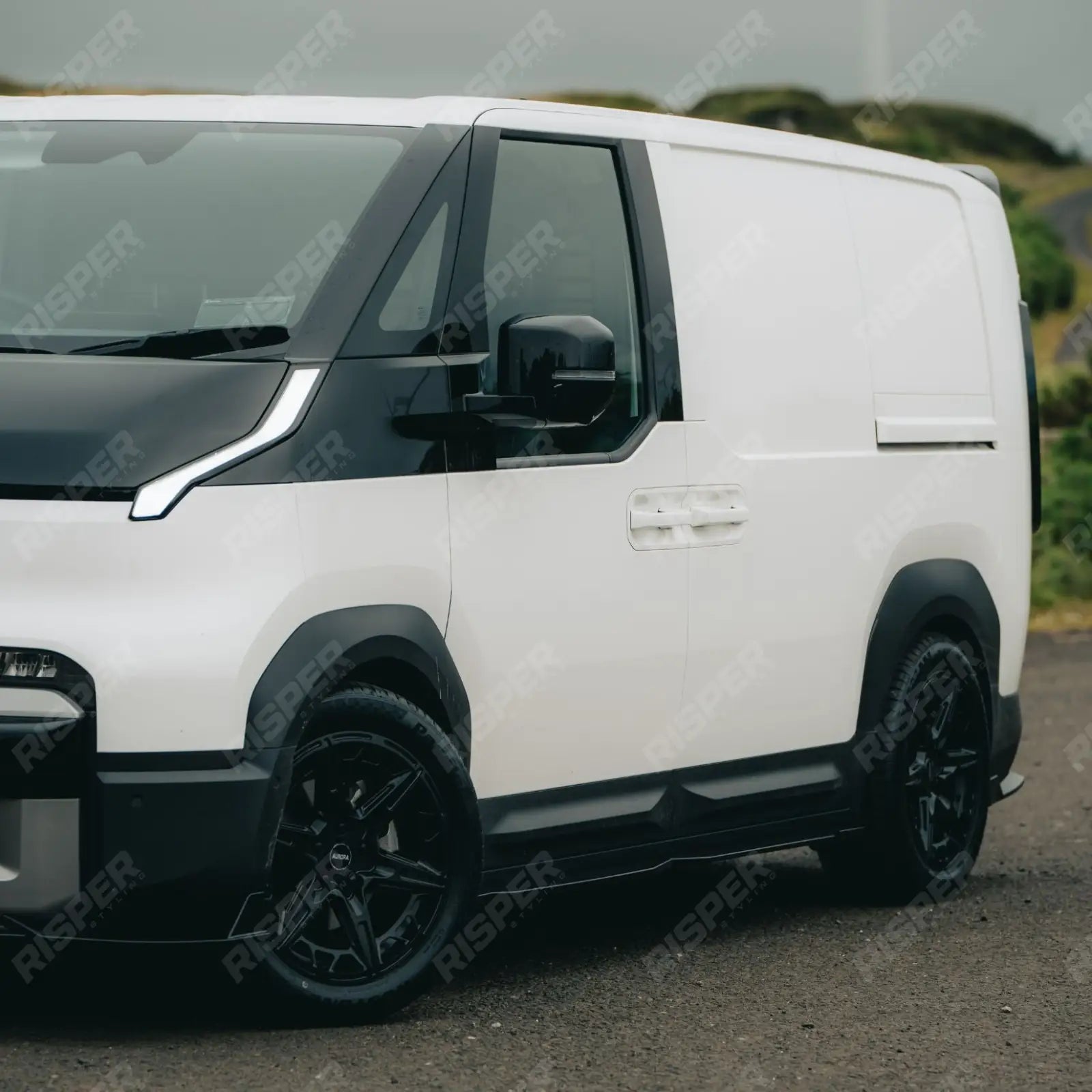 Gloss Black Aero Body Kit For Kia PV5 Cargo 2025+