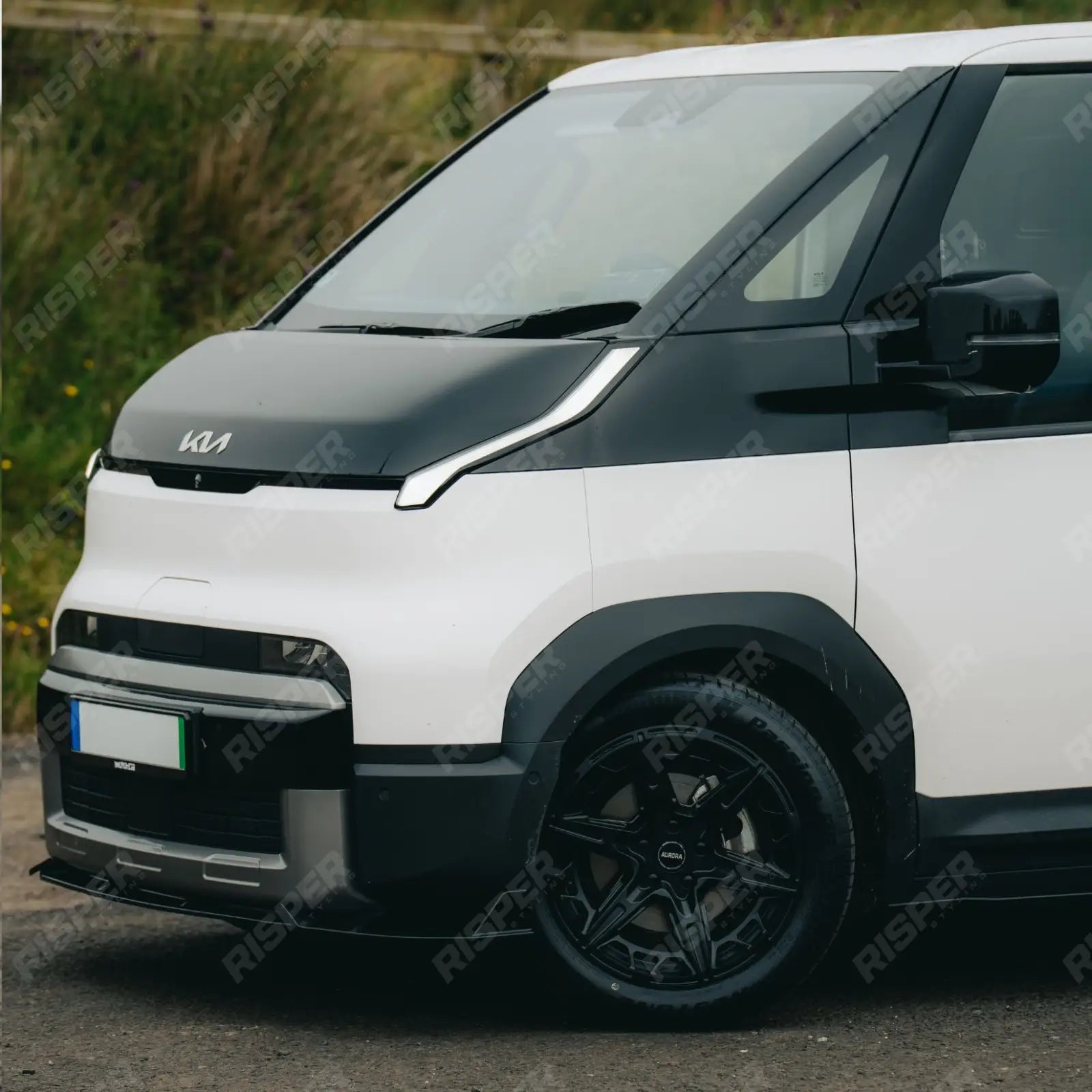 Gloss Black Aero Body Kit For Kia PV5 Cargo 2025+