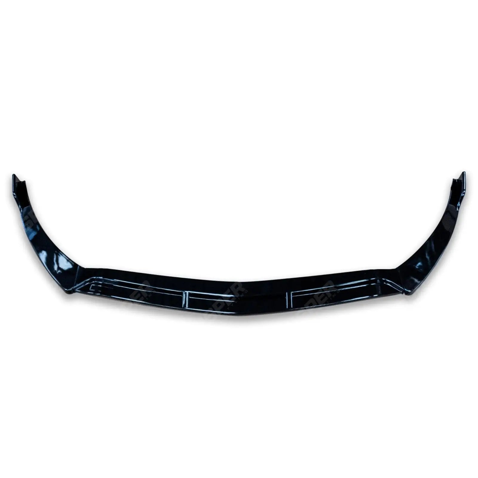 Gloss Black 'AMG Brabus Style' Front Splitter Lip For Mercedes GLC 2016-2019 - C253/X253 - Secondary image