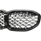 BMW 1 Series F40 2018 - 2024 Gloss Black Diamond Style Front Grill