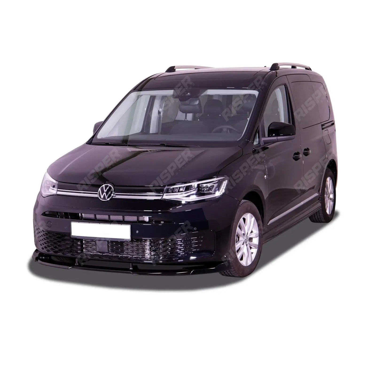 Volkswagen Caddy 2020 Onwards - Gloss Black 'Edition' Side Skirt Splitters