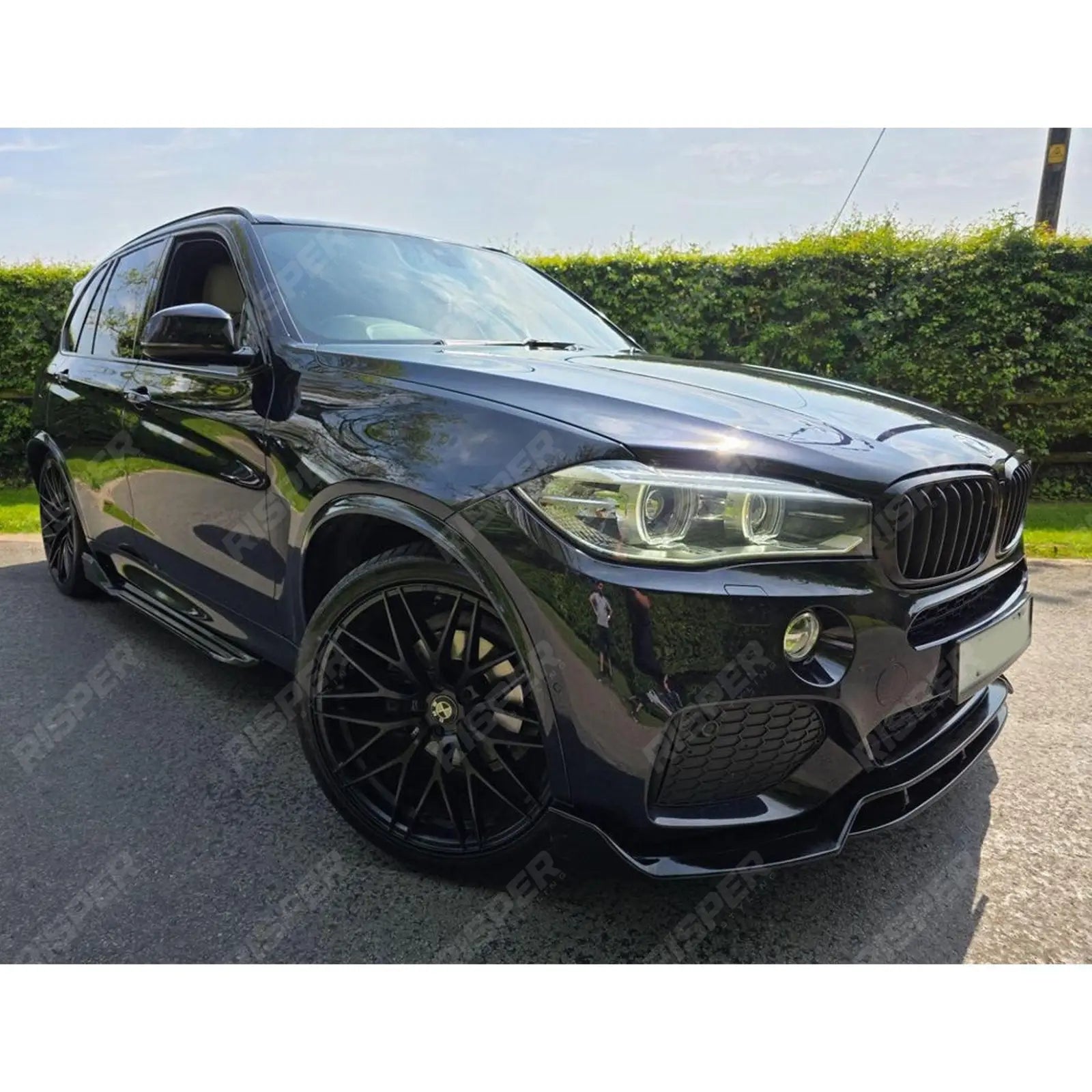 BMW X5 F15 2013 - 2018 - Gloss Black Front Grill - Solid Slat
