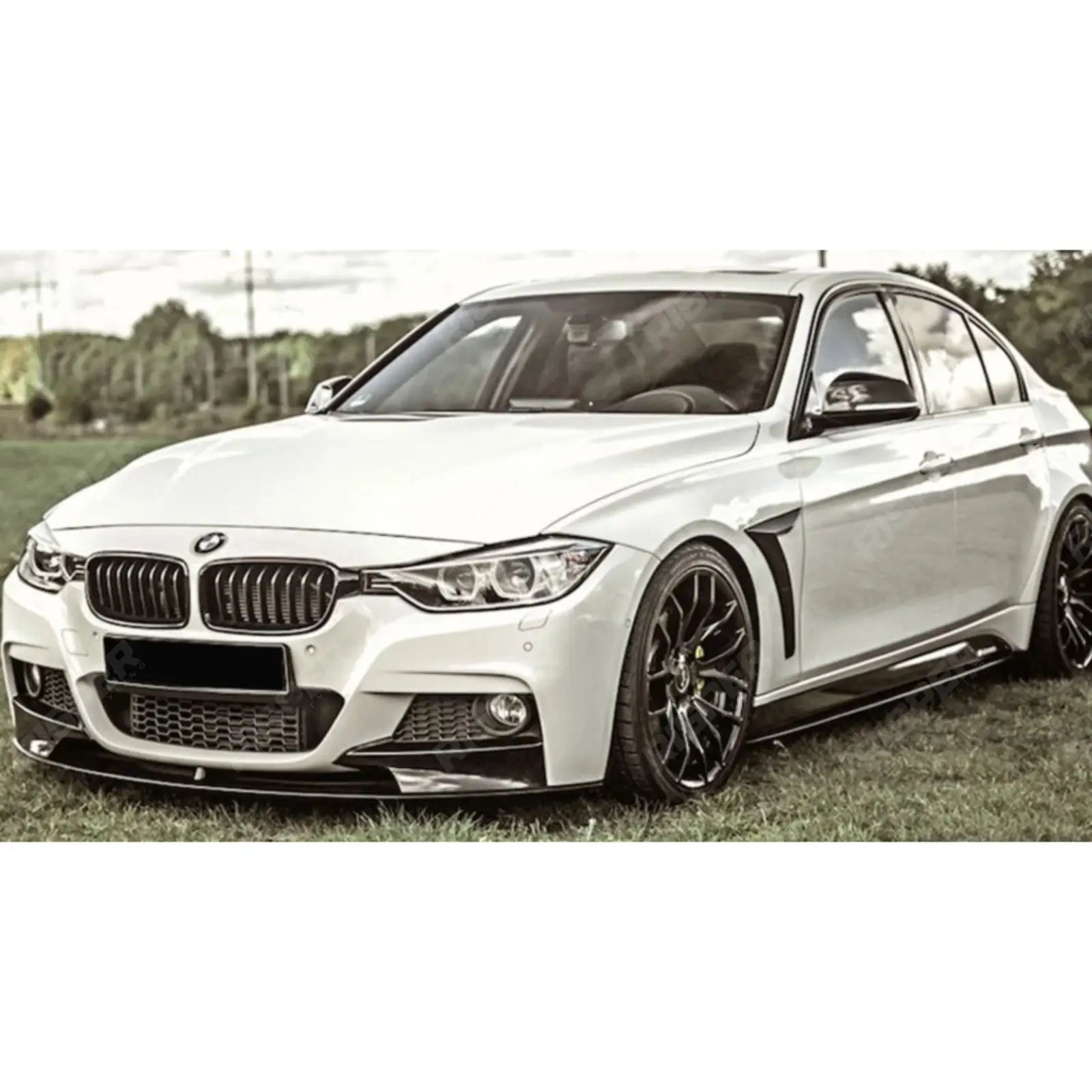 BMW 3 Series F30 M Sport 2012-2018 Gloss Black Full Aero Body Kit - Diffuser 0___0 Aero Kit