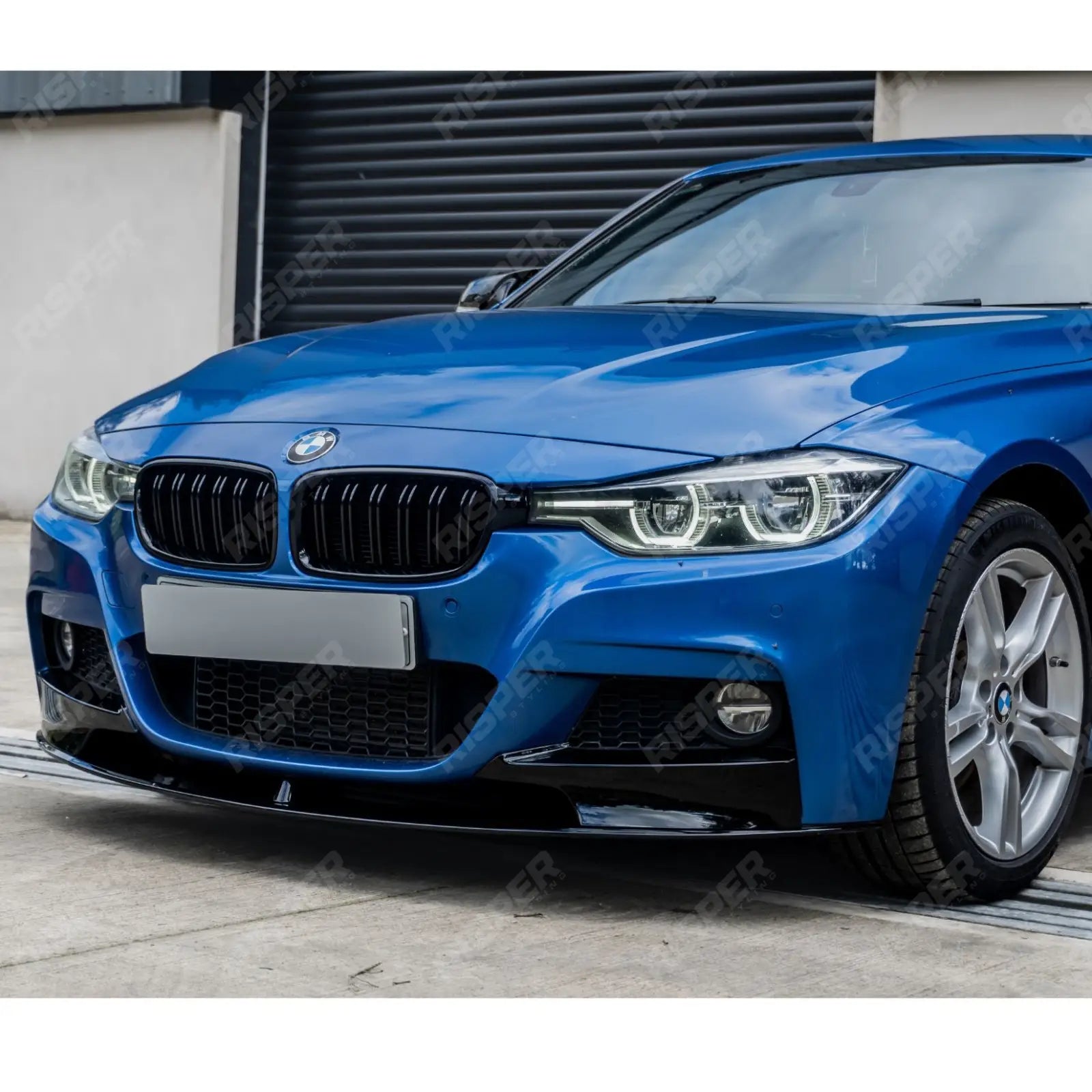 Gloss Black Full Aero Body Kit Diffuser 00__00 For BMW 3 Series F30 M Sport 2012-2018 Secondary image