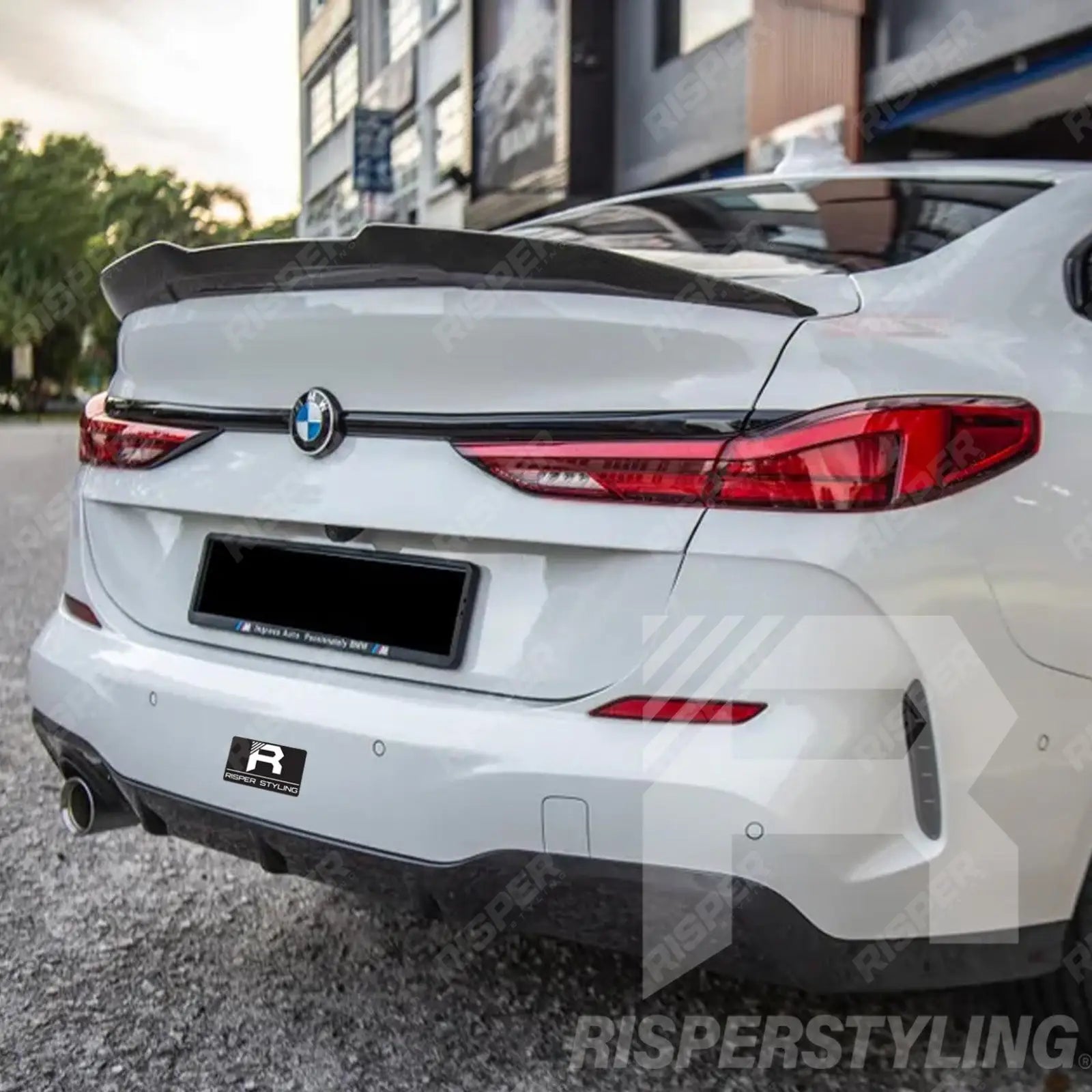 BMW 2 Series F44 4 Door Gran Coupe Gloss Black PSM Style Ducktail Spoiler Main image