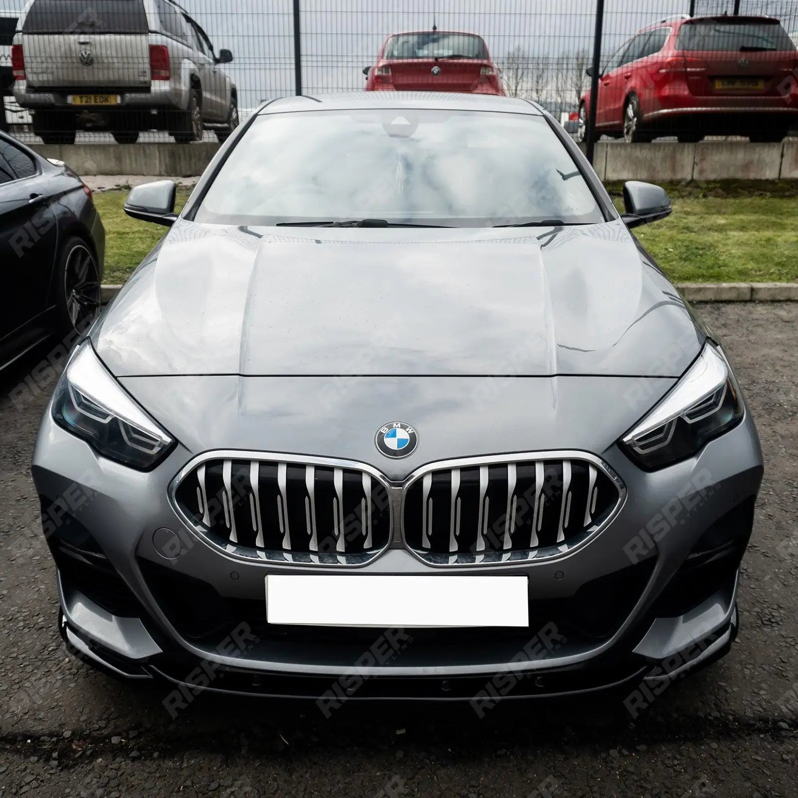 BMW 2 Series F44 Gran Coupe M Sport M235i 2019+ Gloss Black Risper Front Splitter