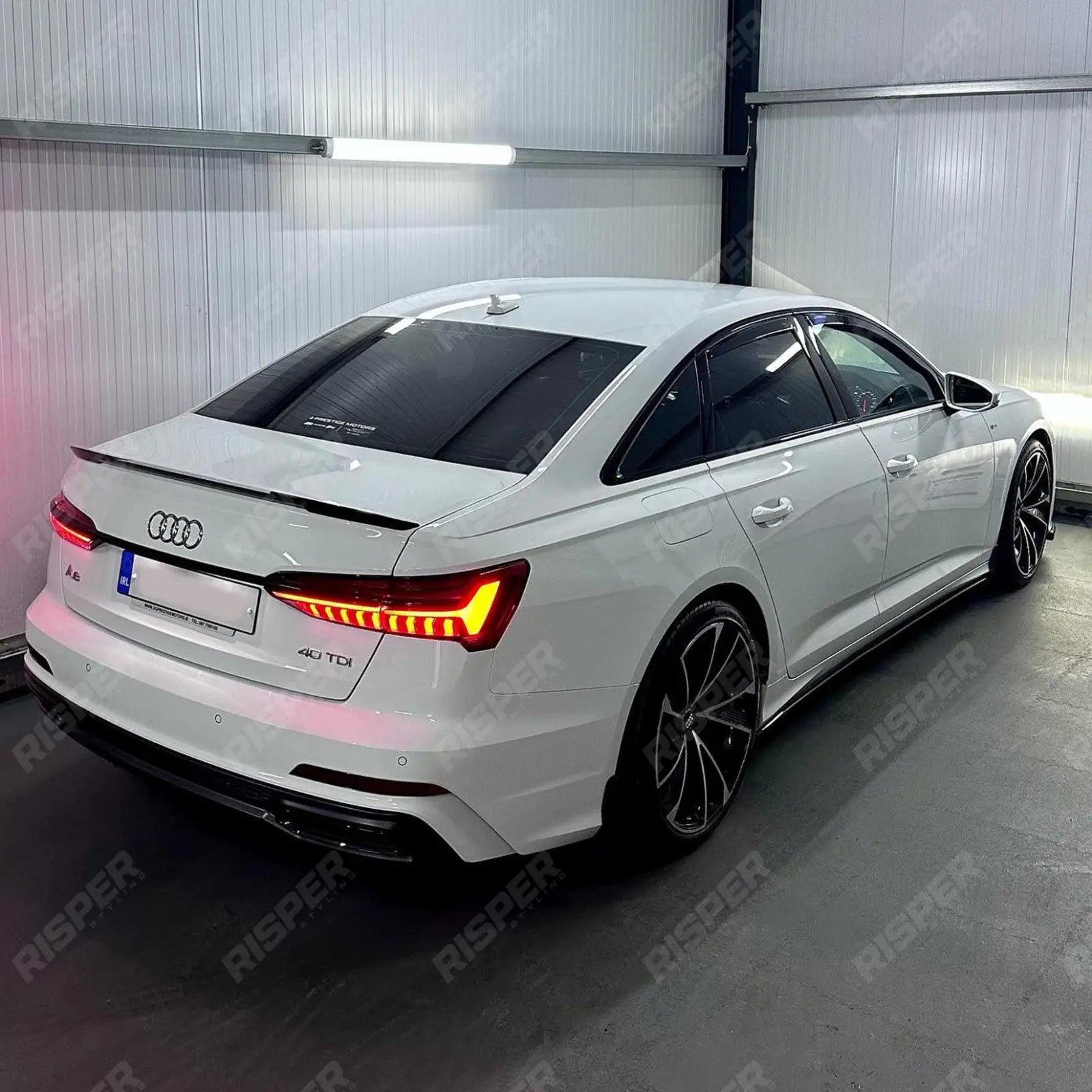 Audi A6 C8 2019+ Gloss Black RS6 - Style Rear Boot Spoiler