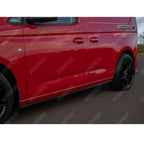 Volkswagen Caddy MK5 2021+ - Gloss Black Side Skirt Splitters - Side Skirt Splitters