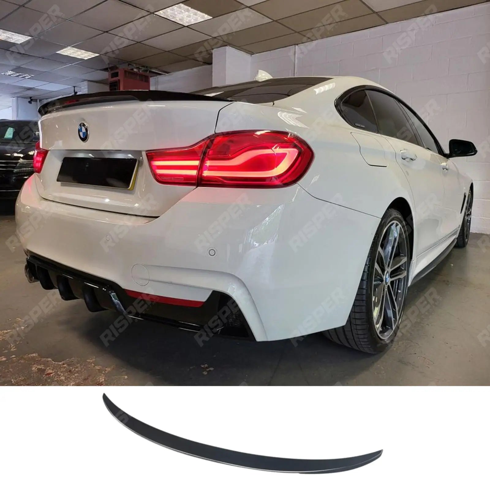 Bmw 4 Series F36 2014-2020 Gran Coupe - MP Style Rear Spoiler In Gloss Black Spoiler Main image