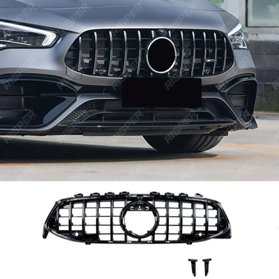 GT Grill in Black & Silver For Mercedes CLA C118 2020+ - Grilles