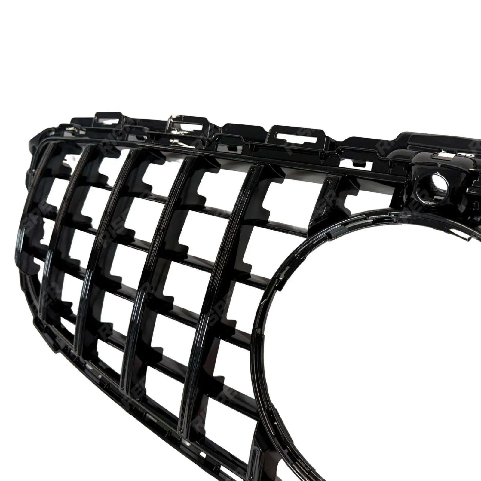 GT Grille GRL Look In Gloss Black (Camera Compatible) For Mercedes C205 W205 2015-2018 - Grilles
