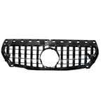 GT Style Grille In Gloss Black For Mercedes CLA W117 2013-2019 - Grilles