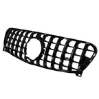 GT Style Grille In Gloss Black For Mercedes GLA W156 2014-2016 - Grilles