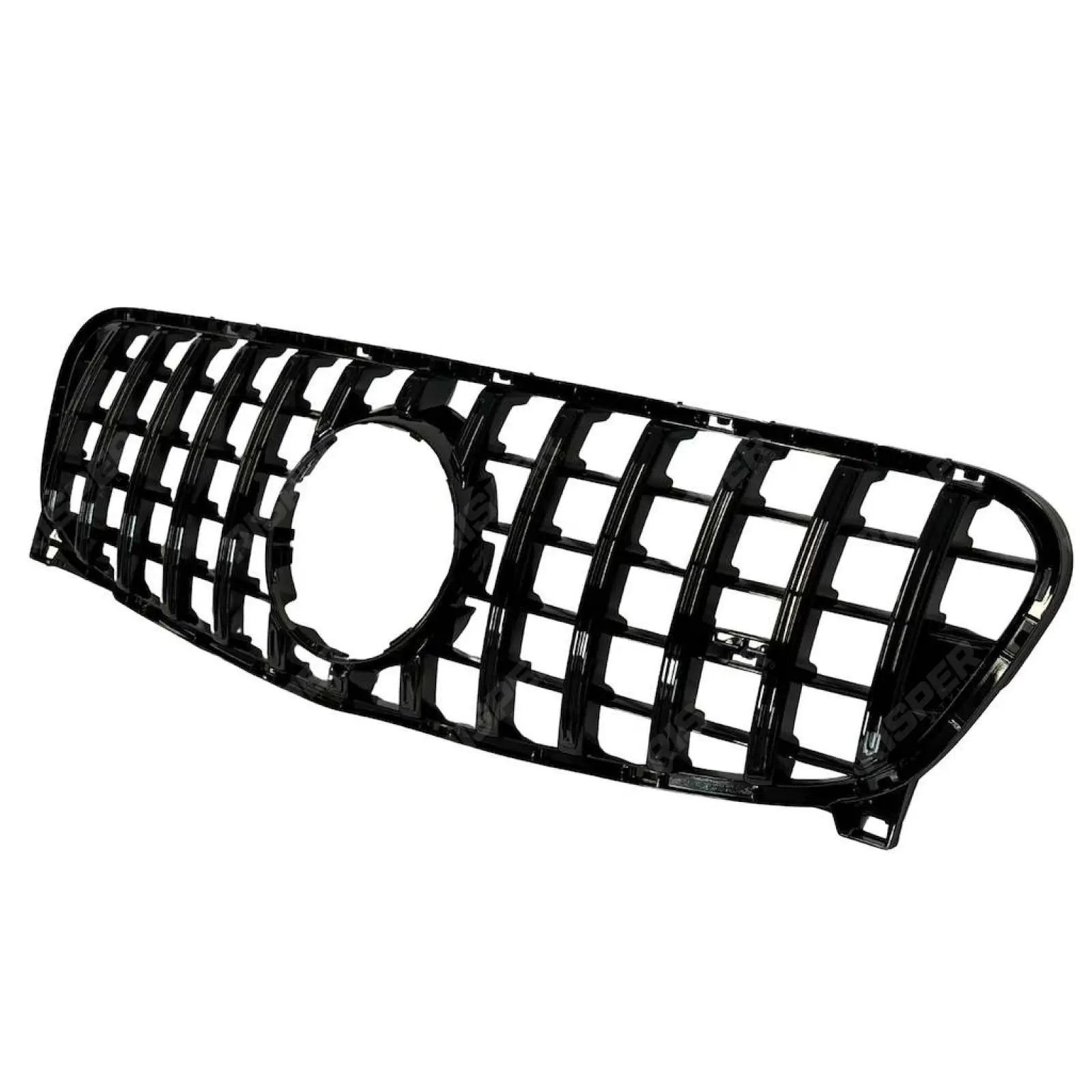 GT Style Grille In Gloss Black For Mercedes GLA W156 2014-2016 - Grilles