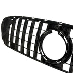 GT Style Grille In Gloss Black For Mercedes GLC W253 2020-2022 - Grilles