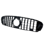GT Style Grille In Gloss Black For Mercedes GLC W253 2020-2022 - Grilles