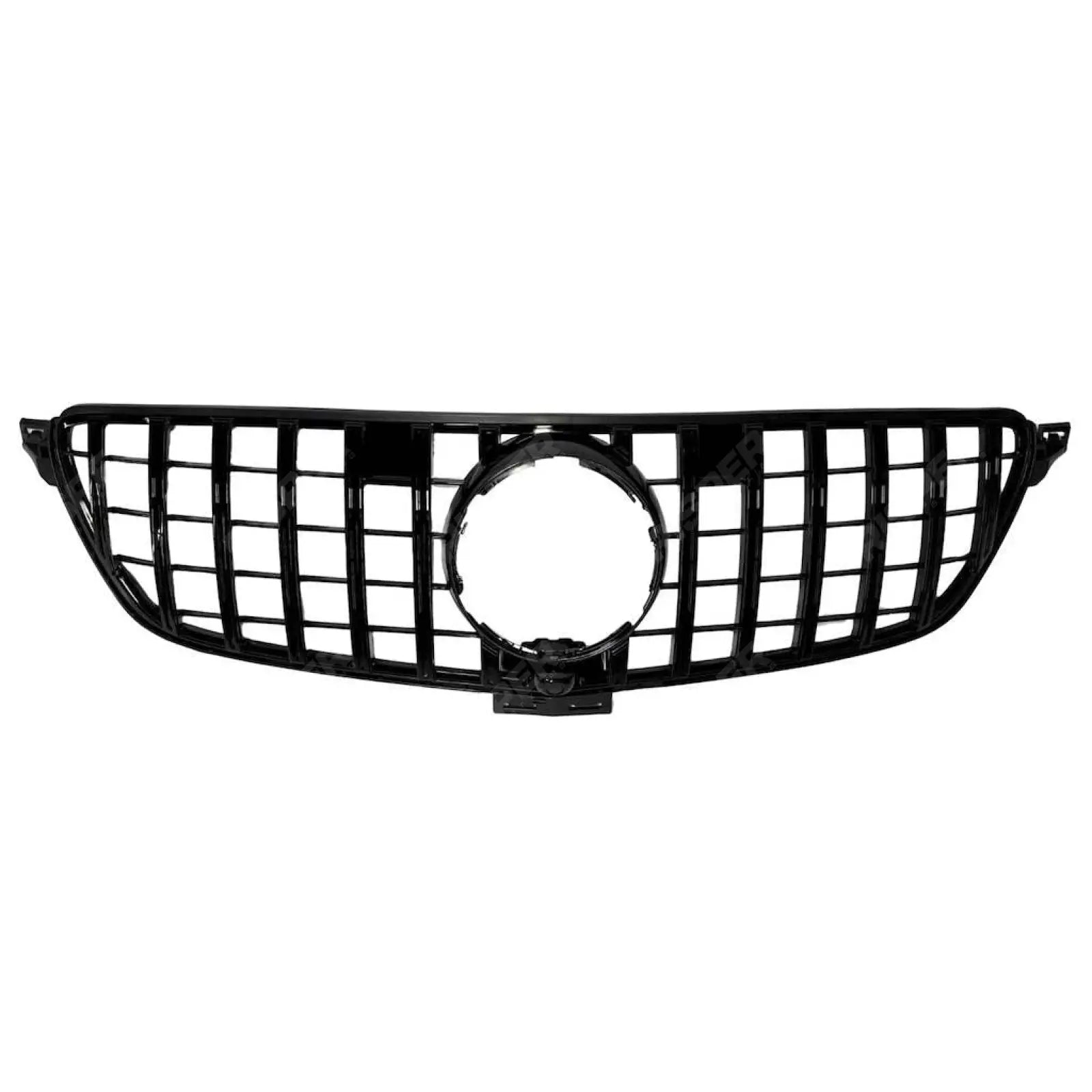 GT Style Grille In Gloss Black For Mercedes GLE W166 2016-2019 - Grilles Main image