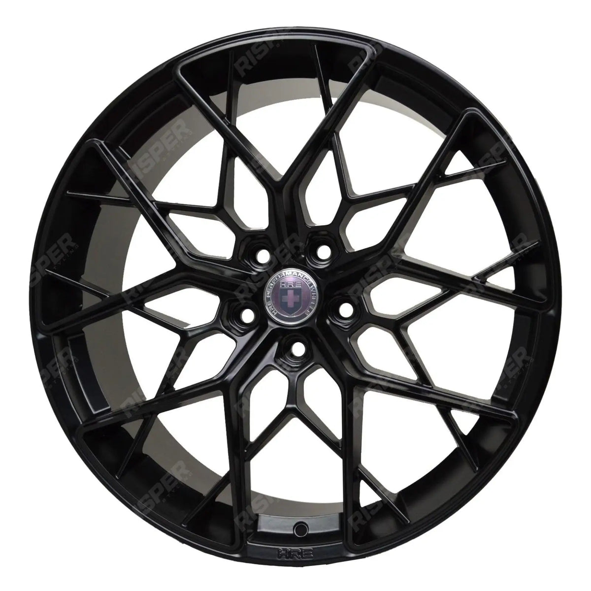HRE 20 Inch - 5x114.3 Tesla Alloy Wheels Satin Black 20x8.5 Spider Spoke