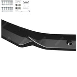 Hyundai I20 N Mk3 2020+ Front Splitter In Gloss Black
