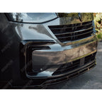 Volkswagen Transporter T7 2025 on Inner Canard Loops In Gloss Black Front Splitter
