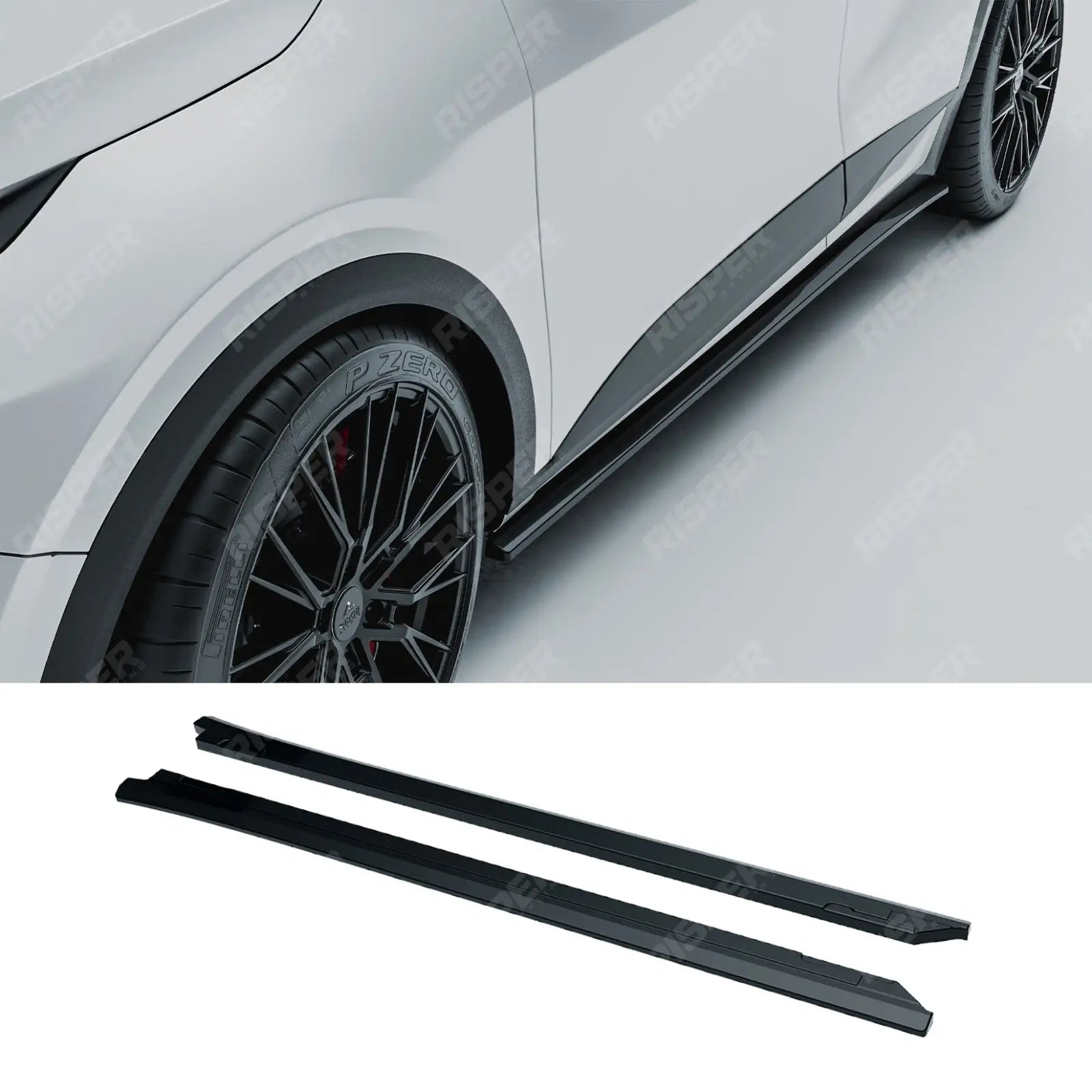 Kia Sportage MK5 GT Line 2021-2025 Side Skirt Splitters In Gloss Black Aero Kit Main image