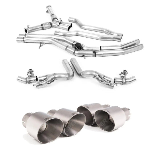 LAMBORGHINI URUS 2018+ 4.0 V8 650PS - MILLTEK SPORT OPF BACK EXHAUST SYSTEM WITH ACTIVE CENTRE