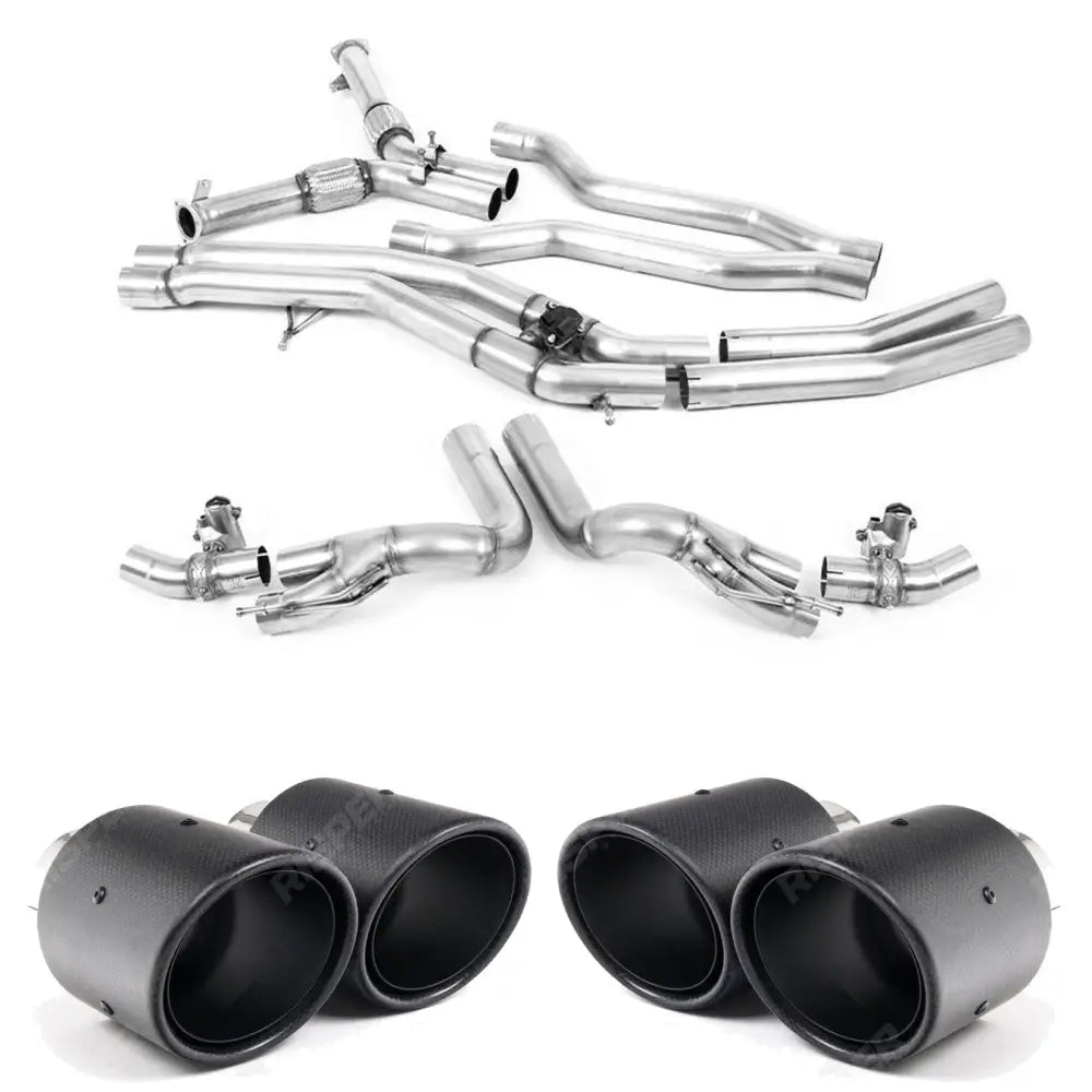 LAMBORGHINI URUS 2018+ 4.0 V8 650PS - MILLTEK SPORT OPF BACK EXHAUST SYSTEM WITH ACTIVE CENTRE