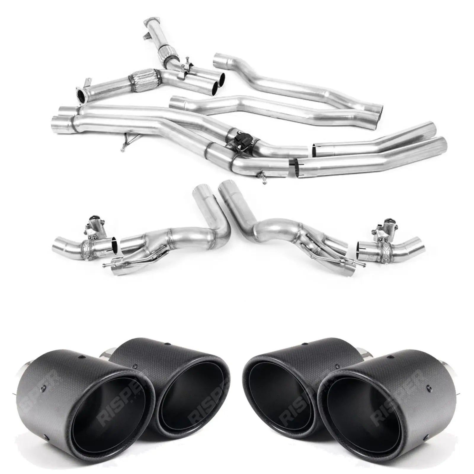 LAMBORGHINI URUS 2018+ 4.0 V8 650PS - MILLTEK SPORT OPF BACK EXHAUST SYSTEM WITH ACTIVE CENTRE