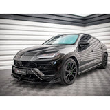 LAMBORGHINI URUS MK1 - MAXTON FRONT SPLITTER V1 - IN GLOSS BLACK