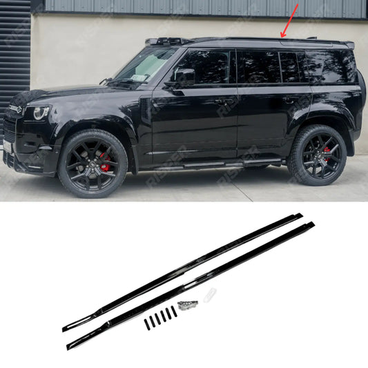Land Rover Defender 110/130 L663 2020 On OE Style Roof Rail – Pair – in Black