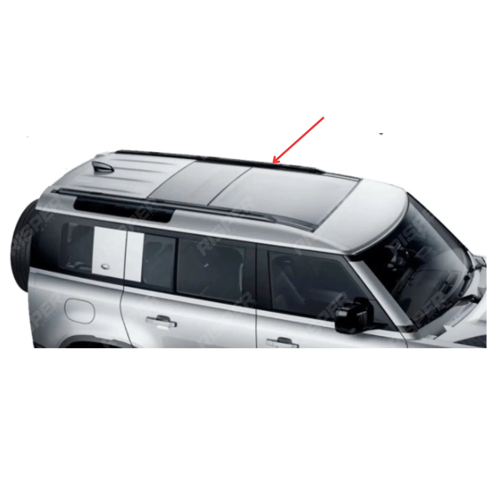 Land Rover Defender 110/130 L663 2020 On OE Style Roof Rail – Pair – in Black