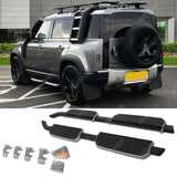 "Land Rover Defender 110/130 L663 2020 On OE Style Silver Side Steps
