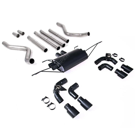 Land Rover Defender 110 5.0 V8 525PS - 'Black Stealth' Milltek Sport Non - Resonated OPF Back System - Valved