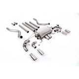 Land Rover Defender 110 5.0 V8 525PS - Milltek Sport Non - Resonated OPF Back System - Valved