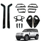 Land Rover Defender 2020 - 23 L663 90/110/130 Gloss Black Interior Styling Kit