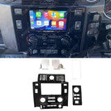 Land Rover Defender 90/110 2008 - 2020 – Double DIN Surround Fascia Panel Kit In Gloss Black