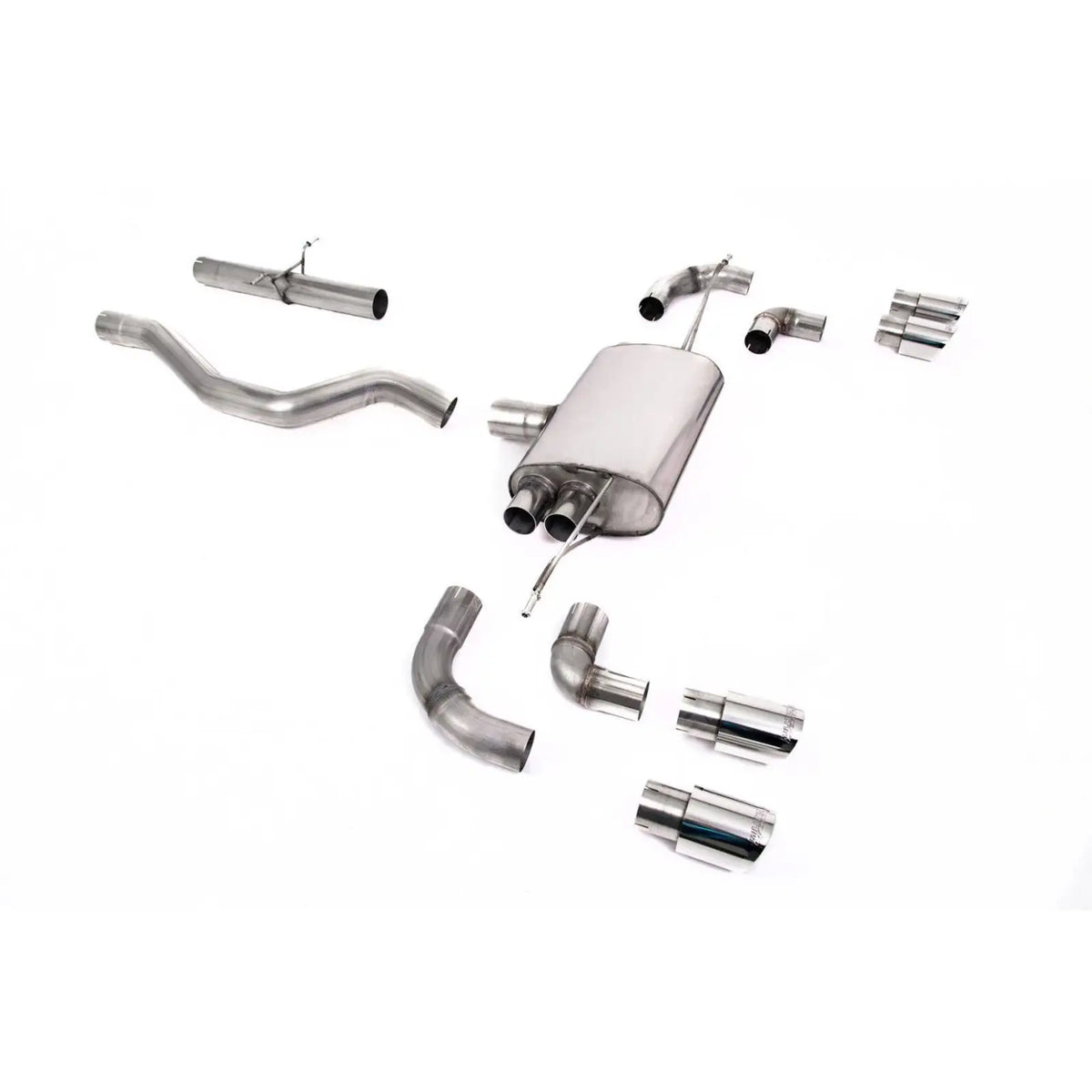 Land Rover Defender 90 2.0 L4 P300 & P400e - Milltek Sport Non - Resonated (Louder) OPF Back System