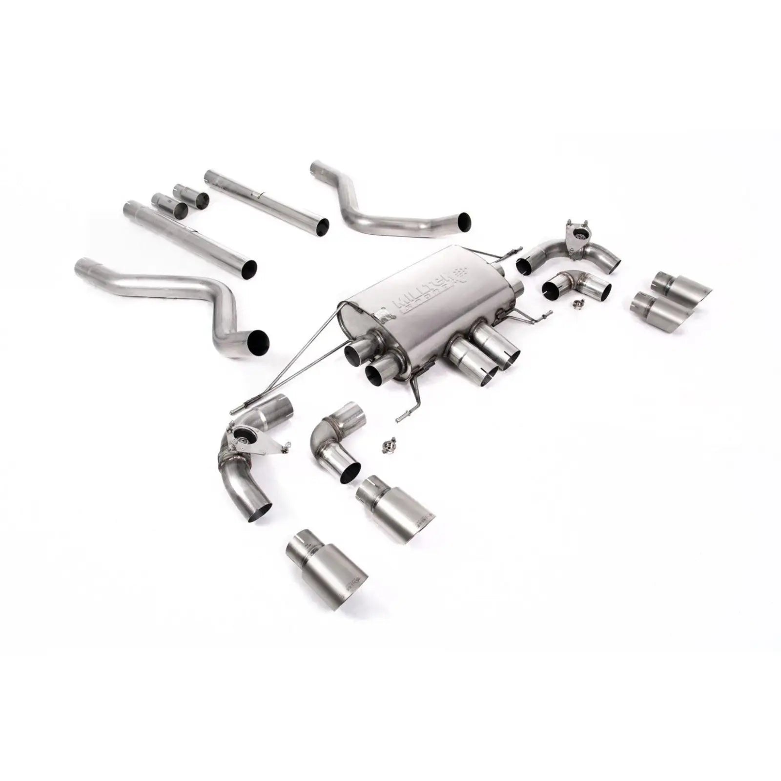 Land Rover Defender 90 5.0 V8 525PS - Milltek Sport Non - Resonated OPF Back System - Valved