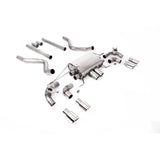 Land Rover Defender 90 5.0 V8 525PS - Milltek Sport Non - Resonated OPF Back System - Valved