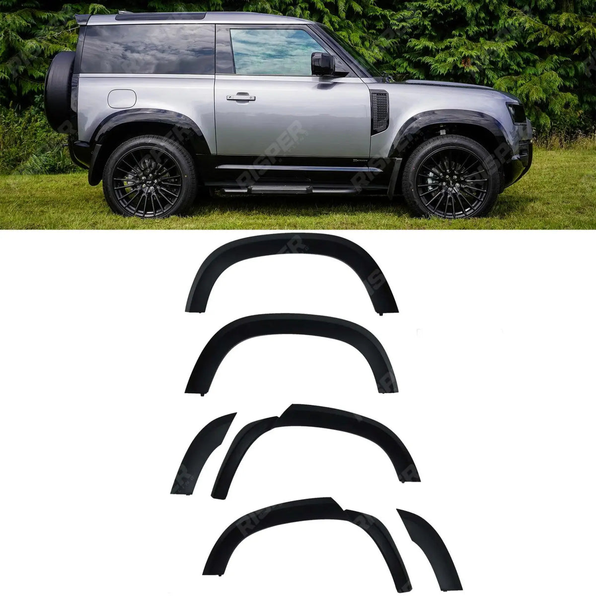 Land Rover Defender L336 2020 90 On Genuine Wheel Arch Set