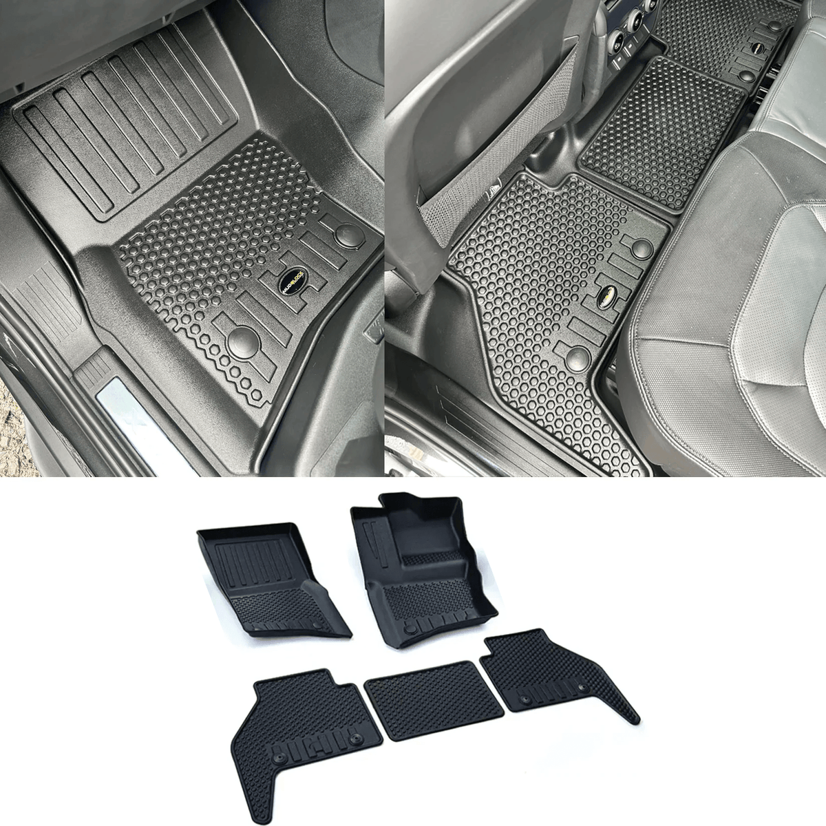 Land Rover Defender L663 110 2020 On RHD Mud Block Floor Mats