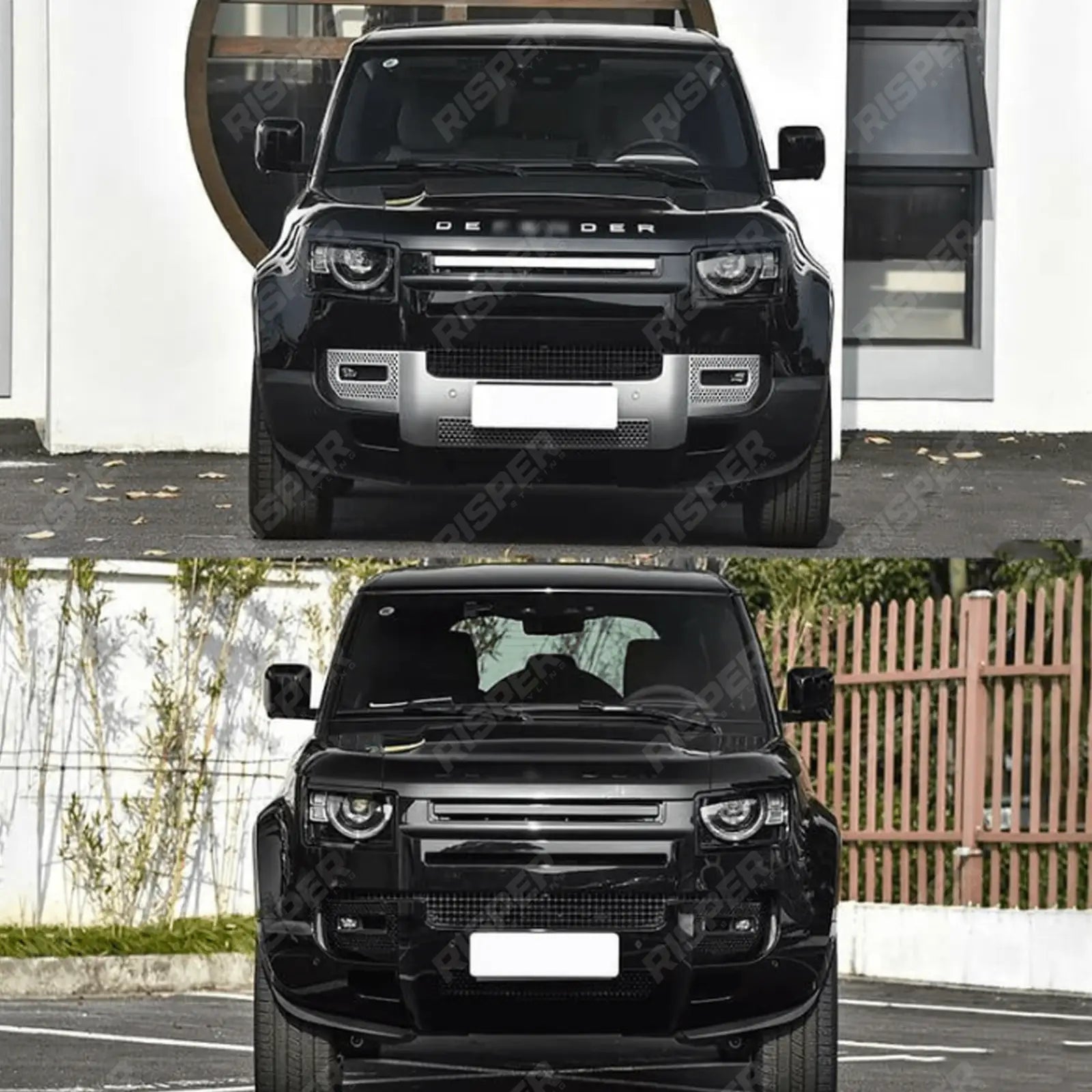 Land Rover Defender L663 110//90 2020 On - Full Exterior Front & Rear Black Pack 007