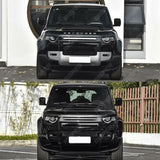 Land Rover Defender L663 110//90 2020 On - Full Exterior Front & Rear Black Pack 007