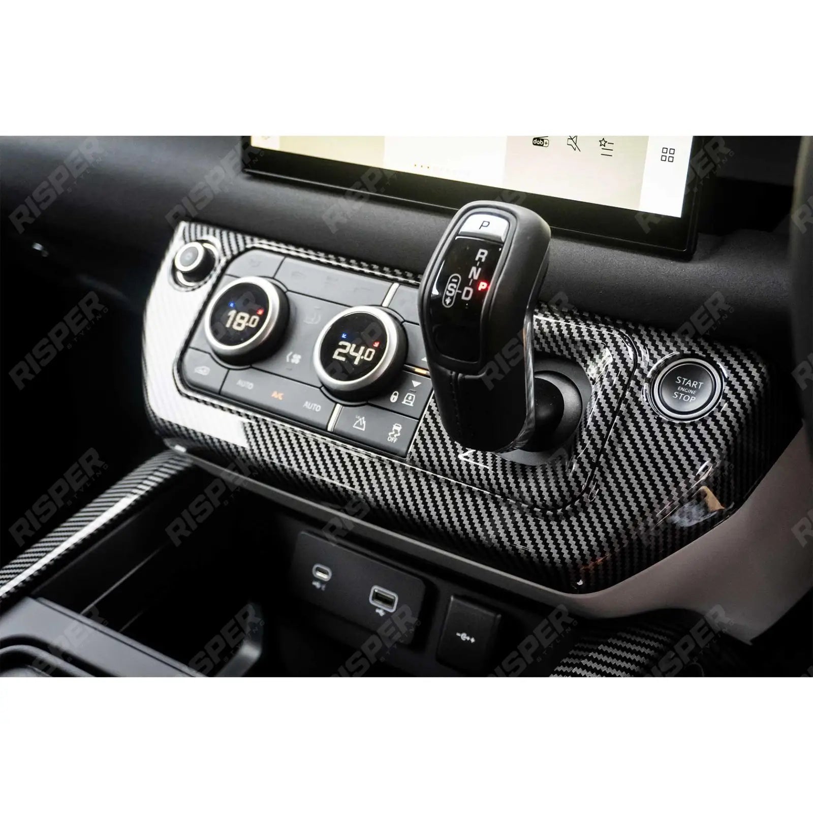 Land Rover Defender L663 2020 On Carbon Fiber Interior Trim Kit