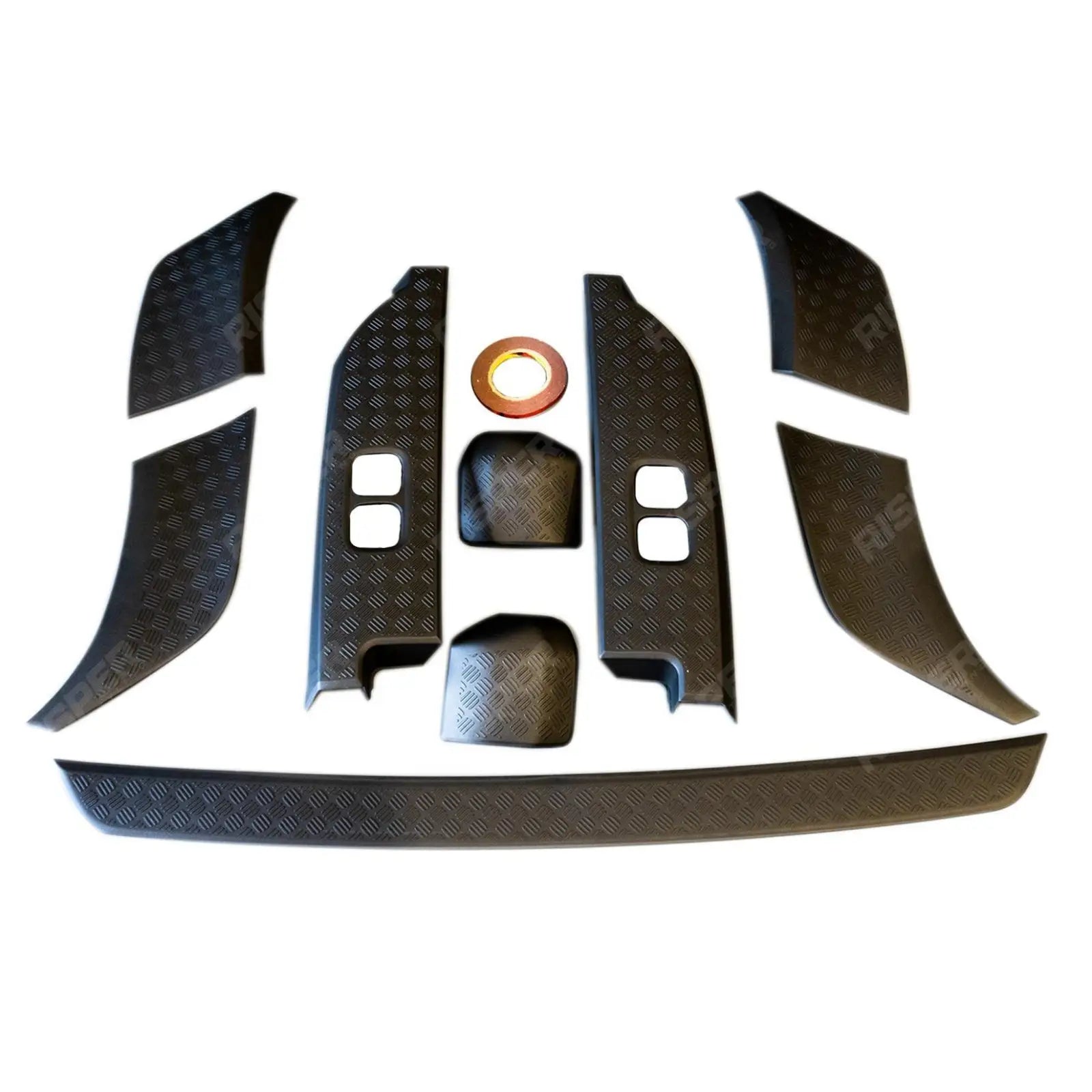 Land Rover Defender L663 2020 On Black Anti - Scratch Protective Trim Set