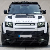 Land Rover Defender L663 2020 On LED Dynamic Front Grill - Gloss Black