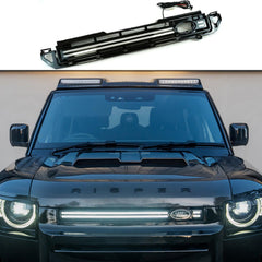 LAND ROVER DEFENDER L663 2020 ON LED DYNAMIC FRONT GRILL - GLOSS BLACK - RisperStyling