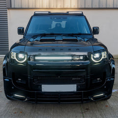 LAND ROVER DEFENDER L663 2020 ON LED DYNAMIC FRONT GRILL - GLOSS BLACK - RisperStyling